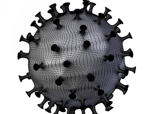 angry coronavirus 3D 模型