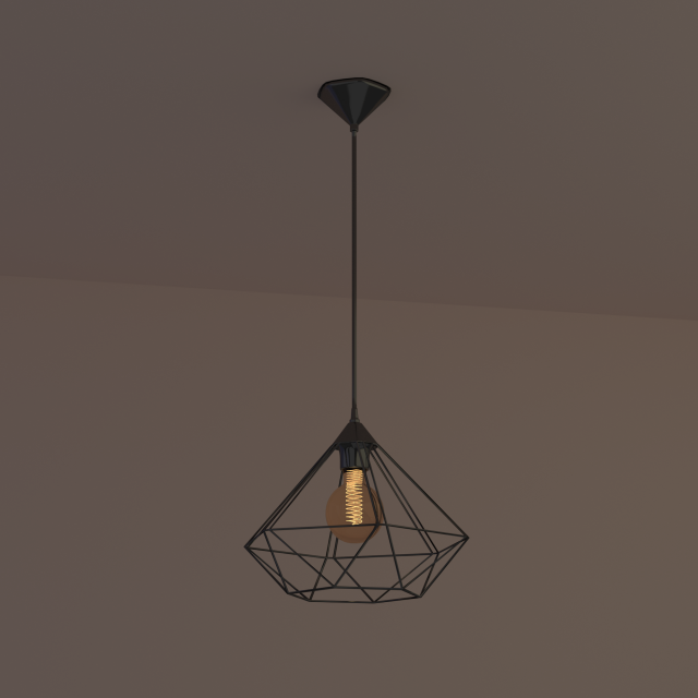 loft style lamp 3D Model .c4d .max .obj .3ds .fbx .stl .blend 
