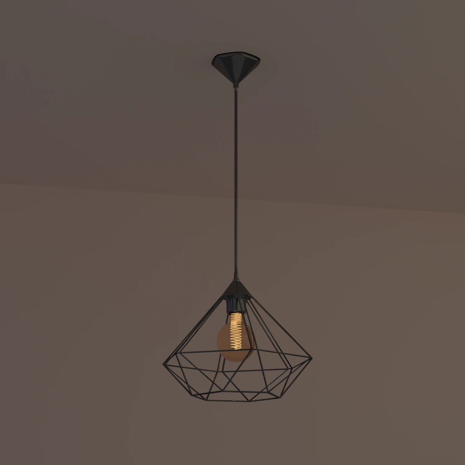 loft style lamp 3D Model .c4d .max .obj .3ds .fbx .stl .blend 