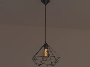 loft style lamp 3D Model