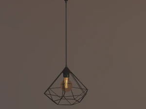 loft style lamp 3D Model