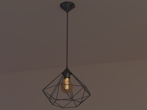 loft style lamp 3D Model