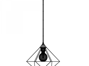 loft style lamp 3D Model