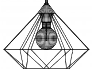 loft style lamp 3D Model