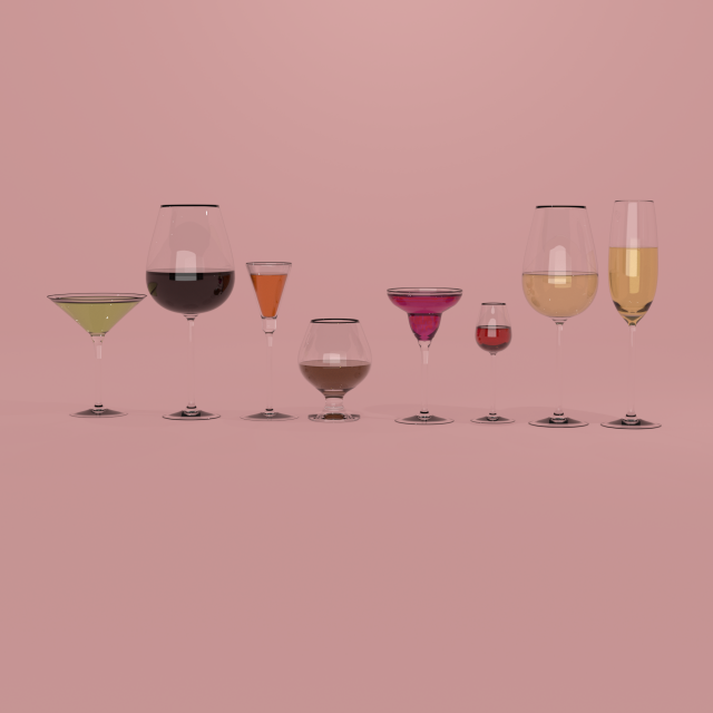 lot of different types of glasses Modello 3D .c4d .max .obj .3ds .fbx .stl .blend 