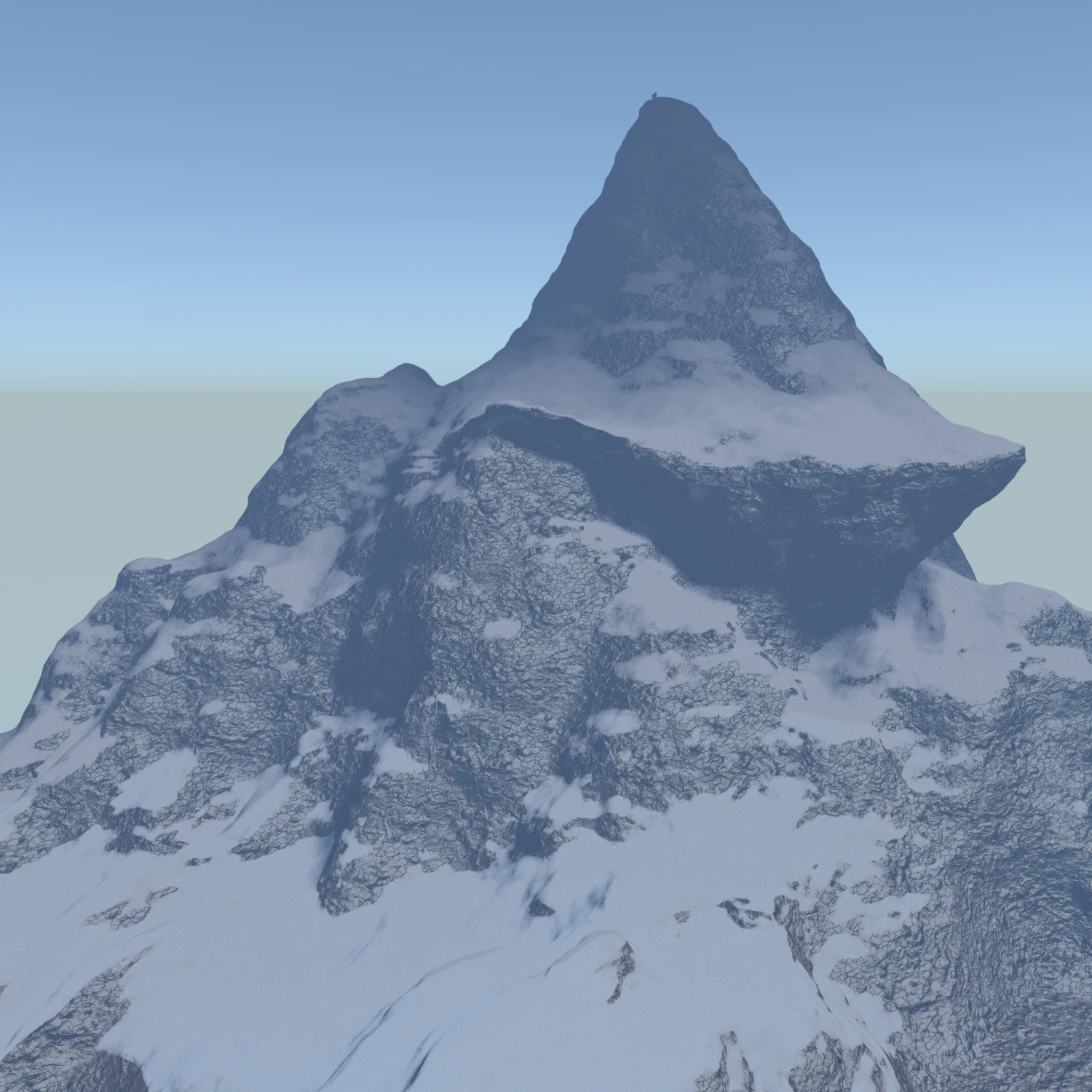 snow rocks 3D Model .c4d .max .obj .3ds .fbx .stl .blend 