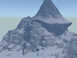 snow rocks 3D 모델