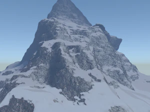 snow rocks 3D Model
