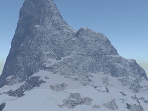 snow rocks 3Dモデル