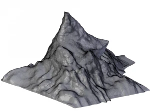 snow rocks 3D Model