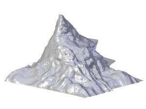 snow rocks 3Dモデル