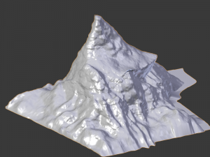 snow rocks 3Dモデル