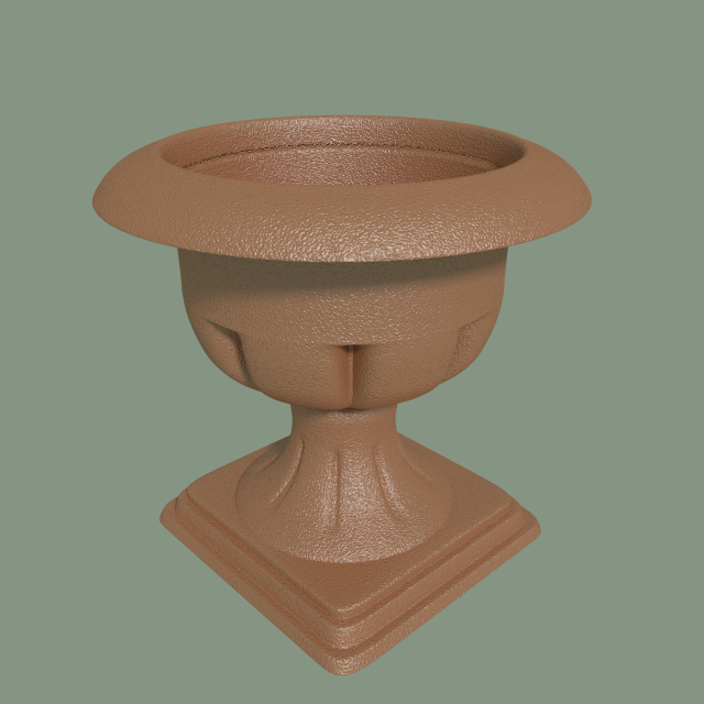 garden flowerpot outdoor Modelo 3D .c4d .max .obj .3ds .fbx .stl .blend 