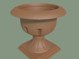 pot bunga taman di luar ruangan Model 3D