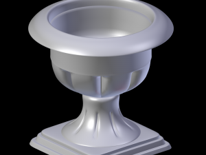 garden flowerpot outdoor Modelo 3D