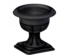 garden flowerpot outdoor Modelo 3D