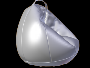 lot of ten colored beanbags Modelo 3D