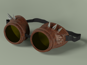 goggles glasses Modelo 3D