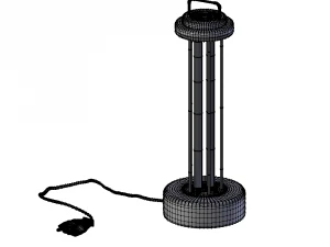 ultraviolet germicidal antibacterial lamp 3D Model