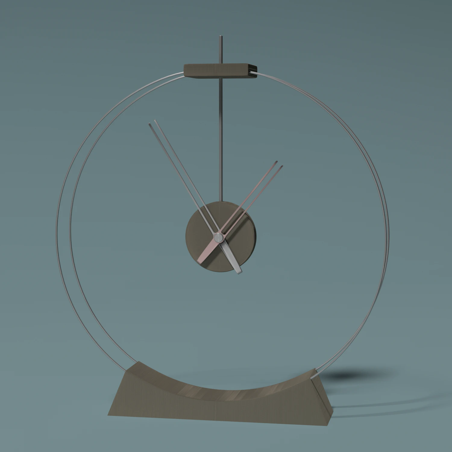 table clock 3D Model .c4d .max .obj .3ds .fbx .stl .blend 