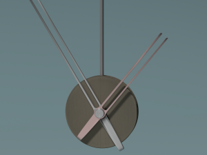 table clock 3Dモデル