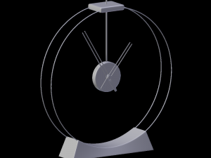 table clock 3Dモデル