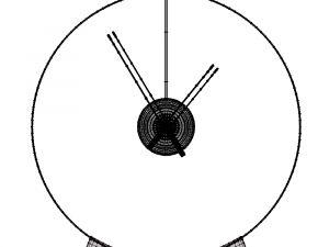 table clock 3Dモデル