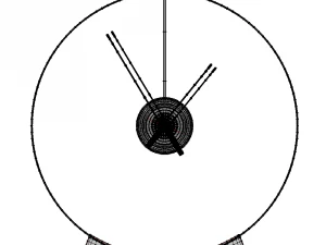table clock 3D Model