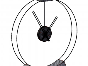 table clock 3Dモデル