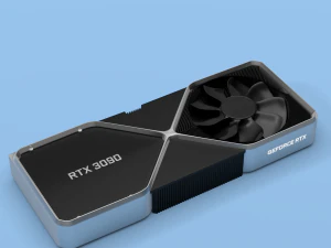 placa gr&aacute;fica nvidia geforce rtx 3090 Modelo 3D