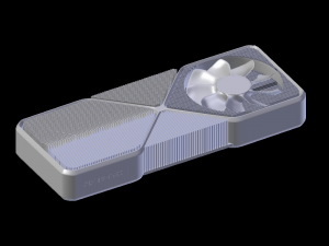 graphics card nvidia geforce rtx 3090 3D-Modell