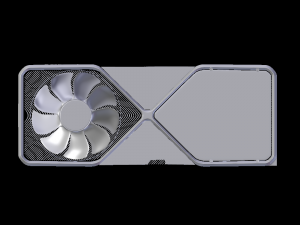 graphics card nvidia geforce rtx 3090 3D-Modell