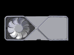 graphics card nvidia geforce rtx 3090 3D Model