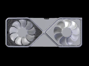 graphics card nvidia geforce rtx 3090 3D Model