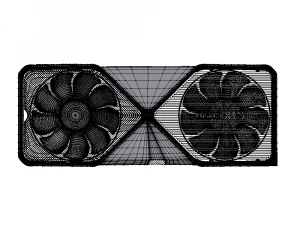 graphics card nvidia geforce rtx 3090 3D Model