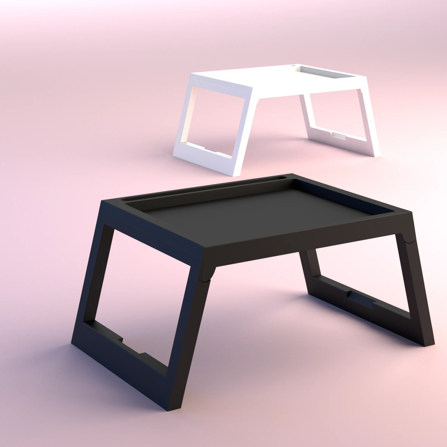tray table klipsk ikea 3D Model .c4d .max .obj .3ds .fbx .stl .blend 
