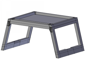 tray table klipsk ikea 3D-Modell