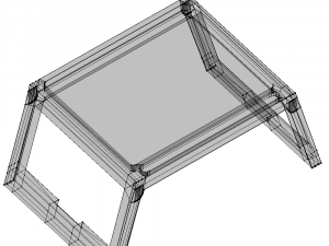 tray table klipsk ikea 3D-Modell