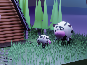 ufo scene 3D Model