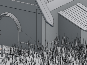 autumn house low poly 3D Модель