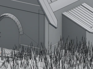 autumn house low poly 3D Model