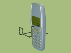 phone game snake Modelo 3D