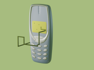 phone game snake Modelo 3D