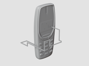 phone game snake Modelo 3D