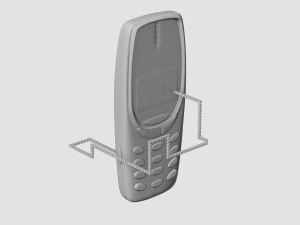 phone game snake 3D Model