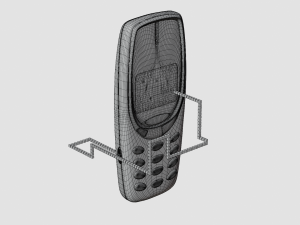phone game snake Modelo 3D