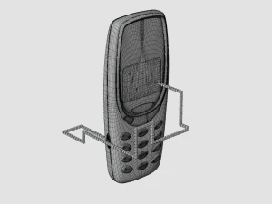 phone game snake 3D Model