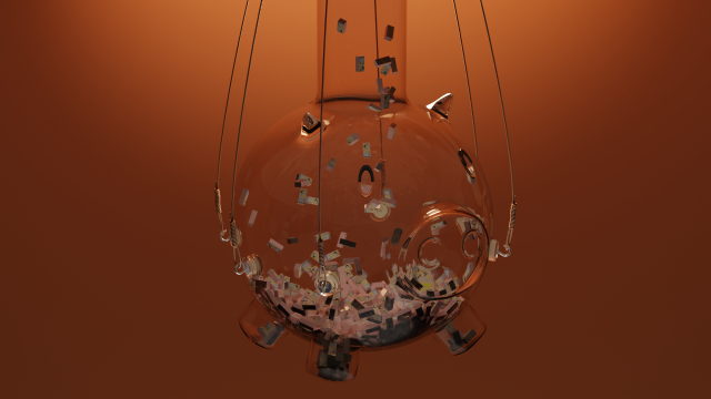 money box the squid game 3D Model .c4d .max .obj .3ds .fbx .stl .blend 