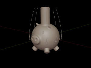 money box the squid game 3D Model