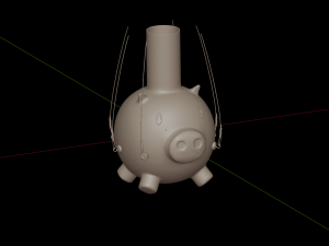 money box the squid game 3D Model